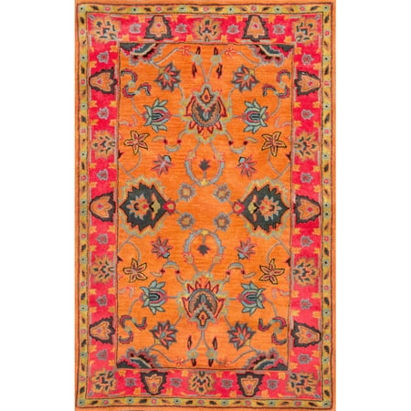 Modern Gold Machine - nuLOOM Hand-Tufted Montesque Area Rug or Runner