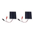 thumbnail image 1 of 2 paneles solares impermeables de 5 W y 12 V para exteriores, cargador de células solares de polisilicio epoxi para herramientas de batería de 9-12 V, 1 of 8