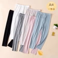 thumbnail image 7 of Hotiary Toddler Baby Girls Lightweight Leggings Kids Teen Soft Breathable Solid Color High Waist Stretch Snug Fitting Leggings Trousers for 3-15 Years, 7 of 7