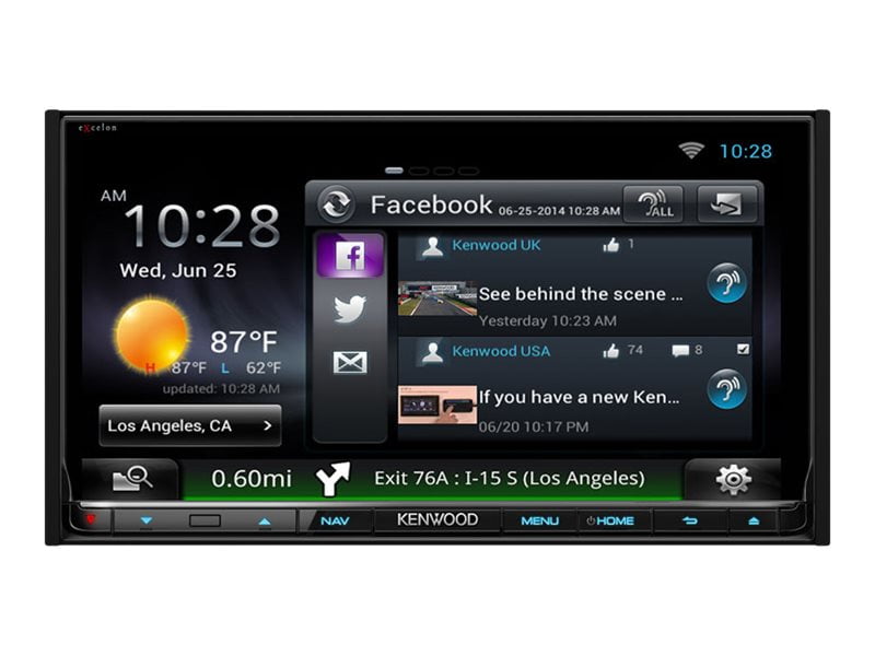 Kenwood DNN991HD Navigation system display 6.95" touch screen indash unit Double