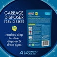 thumbnail image 5 of Glisten Garbage Disposer Cleaner and Freshener, Sink Disposal Odor Eliminator with Foaming Action, Lemon Scent, 4 Packets, 5 of 5