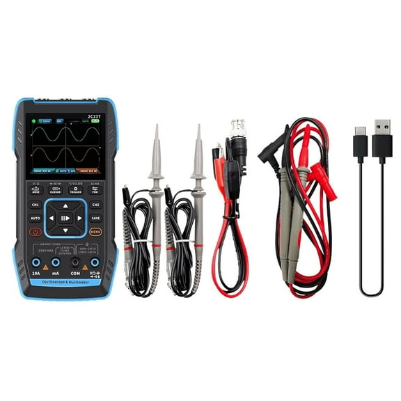Handheld digital oscilloscope multimeter three-in-one dual-channel oscilloscope signal generator auto repair