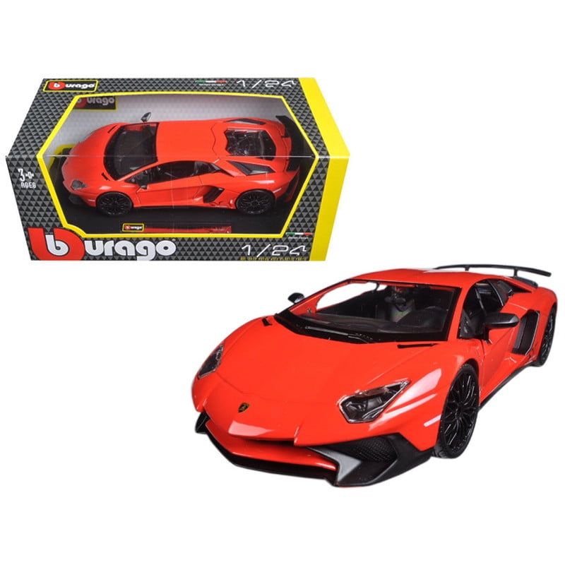 Regeneratie Victor klein Lamborghini Aventador LP750-4 Red 1/24 Diecast Model Car by Bburago -  Walmart.com