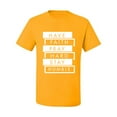 thumbnail image 2 of Wild Bobby, Have Faith Pray Hard Stay Humble Inspirational/Christian Men Graphic Tee, Gold, Small, 2 of 6