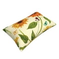 thumbnail image 3 of EasygdpSunflowers And Butterflies Polyester Fiber Double-Sided Pillowcase,Super Soft,Comfortable And Luxurious Pillowcase,Not Easy To Break Or Deform- 16"X24", 3 of 9