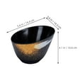 thumbnail image 2 of Mobutofu Simple Design Vegetable Serving Bowl Black Anti-corrosion for Food Serving 1Pack, 2 of 5