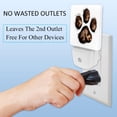 thumbnail image 3 of Paw prints LED Square Night Lights - Stylish and Energy-Efficient Room Lighting!, 3 of 6