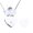 Silver, variant on Heart Locket Pendants Envelope Locket Necklace Secret Pendant Necklace for Girlfriend Valentines Day
