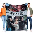 thumbnail image 1 of Resident Evil anti-pilling, suave, ligera, esponjosa y acogedora de lujo para hogar y cocina – Perfecta para niños y adultos,130X150cm, 1 of 6