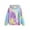 Yellow2, variant on MeetoTime Kids Long Sleeved Hooded Sweatshirt Gradient Tie-dye Printed Top for Baby Boys Girls 4-14 Years