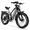 Gray, variant on Cbvelo Electric Bike for Adults, 3500W Ebike, 50MPH 100Miles Electric Mountain Bike, 26" X 4Fat Tire Adult Electric Bicycle with 52V 40AH Battery E Bikes, Full Suspension Electric Dirt Bike