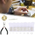 thumbnail image 4 of AMLESO 1173pcs 3-10mm Open Jump s Kits Jewellery Making with Plier Necklace Repair, 4 of 8