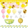 thumbnail image 4 of Lemon Baby Shower Decorations, Lemon Themed Party Supplies with Balloon Garland Kit/Foil Balloons/Tableware – 225pcs Pink/White/Yellow Decor (Home Decor, Kitchen, & Other), 4 of 7