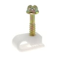 thumbnail image 2 of THE CIMPLE CO - Coax Cable Clips - White -10 Pieces- Single Coaxial Flex Screw Clips, 2 of 8