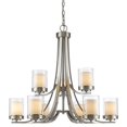 thumbnail image 2 of Z-Lite Lustre Saule 9 en Bronze Vieilli, 2 of 2