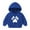 Blue, variant on Cavosen Trendy Sweatshirts for Girls Boys Toddler to Little Kids Fleece Long Sleeve Hooded Pullover Sweatshirts Dog Paw Print Hoodies Fashion Sweatshirts Coat Soft Clothes Blue 3T