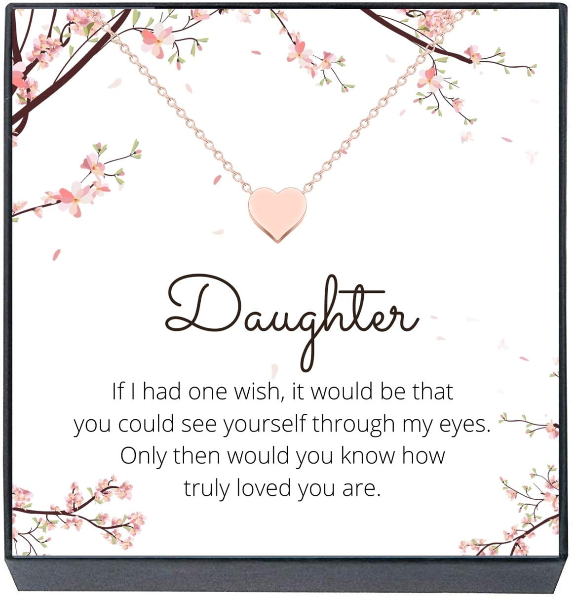 Inspirational Christmas Gifts for Daughter Keychain Stocking Stuffers for Her from Mom Dad Father to Daughter Teen Adult Women Teenage Girls Kids Birthday Gradation Bride Wedding Gifts Presents 