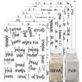 thumbnail image 1 of shiyou-168Pcs Kitchen Pantry Labels, Water & Oil Resistant Kitchen Labels Stickers Food Jar Label for Storage Containers and Organization, Black Labels for Food Containers Jars for Sugar, Coffee, Flo, 1 of 4