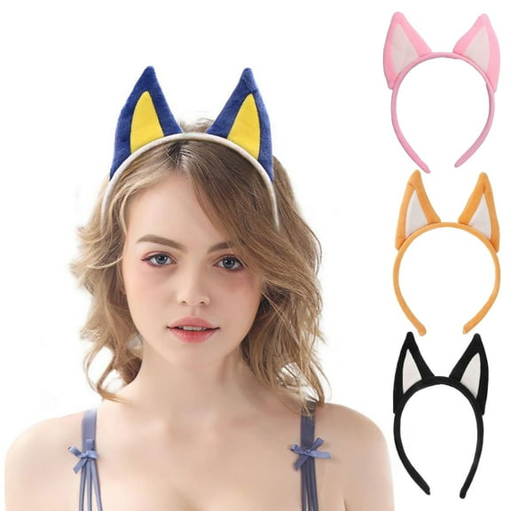 Dog Costume Props - 1/2 Pcs/Set Animal Ears Decor Hair Hoop Tail Set Birthday Party Cosplay Dress Up Accessories