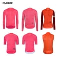 thumbnail image 2 of YKYW - Maillot de ciclismo transpirable con descuento para bicicleta de carretera, color rosa, 2 of 5