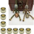 FENG20pcs Brass Paracord Accessories Stylish Outdoor Pendant Beads