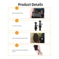thumbnail image 2 of 1 Pc/3pcs Magnetic Mount Stand Camera Expansion Adapter Anti Slip Magnet Suction Case Holder Frame Compatible For OSMO POCKET 3, 2 of 8