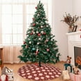 thumbnail image 7 of Lsque Cute Pig with Coins Print Christmas Tree Skirt, Tree Skirt with Ties or Velcro, Perfect for Holiday Decorations, Halloween, and New Year-30", 7 of 7