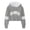 Grey, variant on Ymyiu Toddler Girl Hoodie Girls Crop Tops Hoodies Long Sleeve Pullover Soft Casual Cute Kids Sweatshirts Size 8-9 Years(Grey, 8-9 Years)