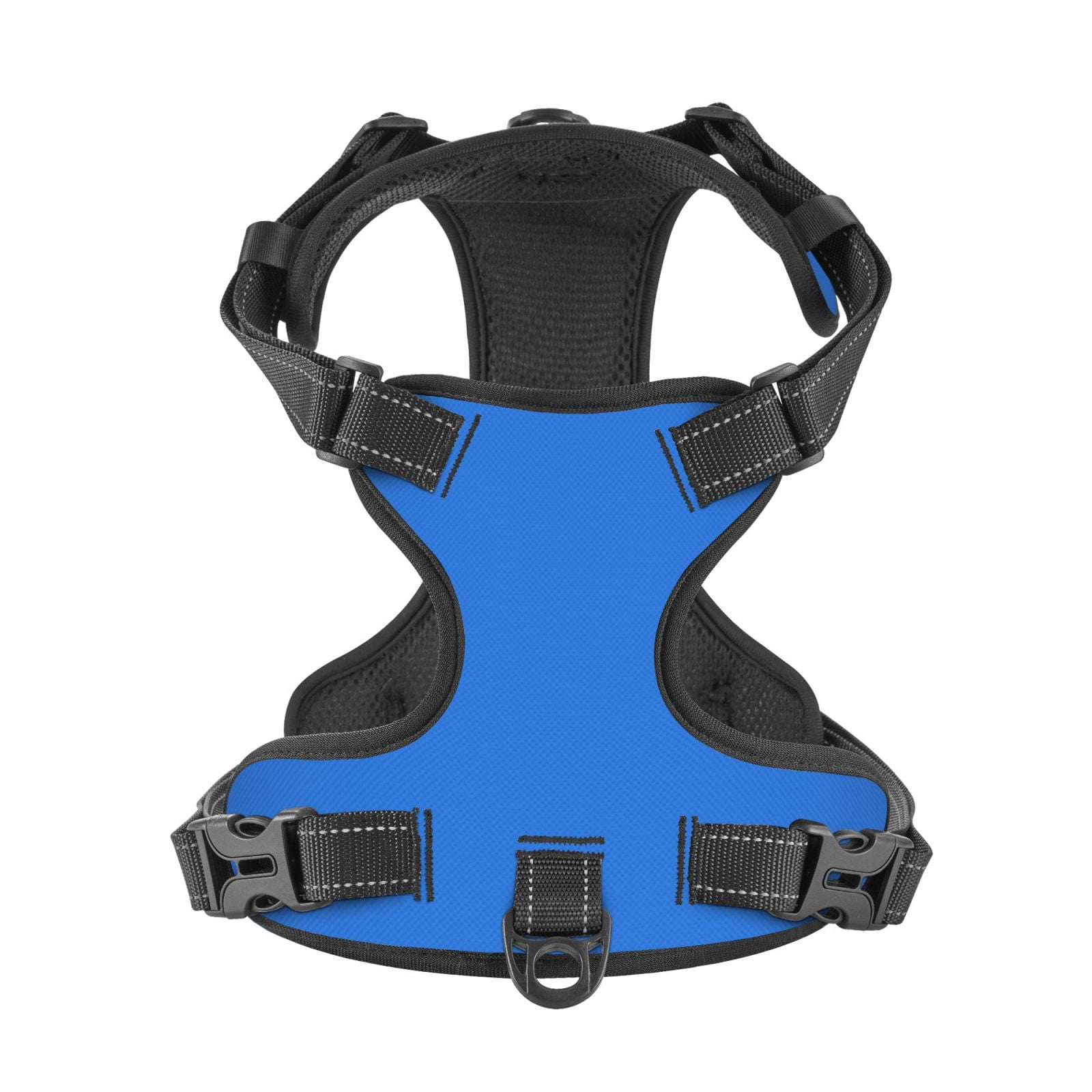 Kdxio Dodgerblue Print No Pull Dog Harness Adjustable Reflective Oxford Easy Control Medium Large Dog Harness For Training And Everyday-X-Large