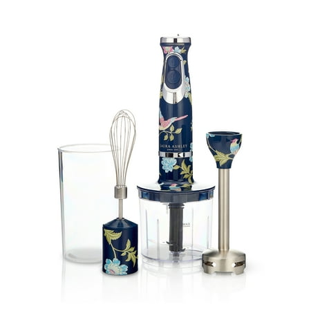 VQ - Laura Ashley 500-watt Hand Blender 4-in-1 Set - Elveden Navy