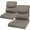 Gray, variant on Bellefurn 4 Piece Outdoor Deep Seat Cushion,22 x 25 Outdoor Chairs Cushions for Patio Furniture Waterproof & Fade Resistant Outdoor Cushions for Wicker Chair,Sofa,Couch