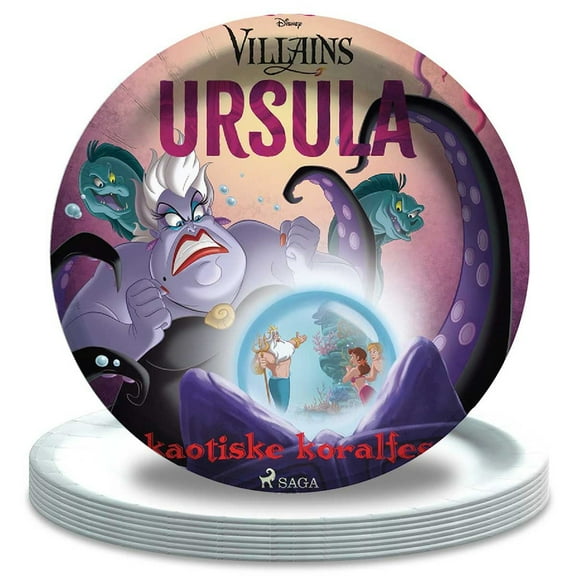 Ursula Paper Plates Party Decorations Tableware Supplies Birthday Disposable Dinner