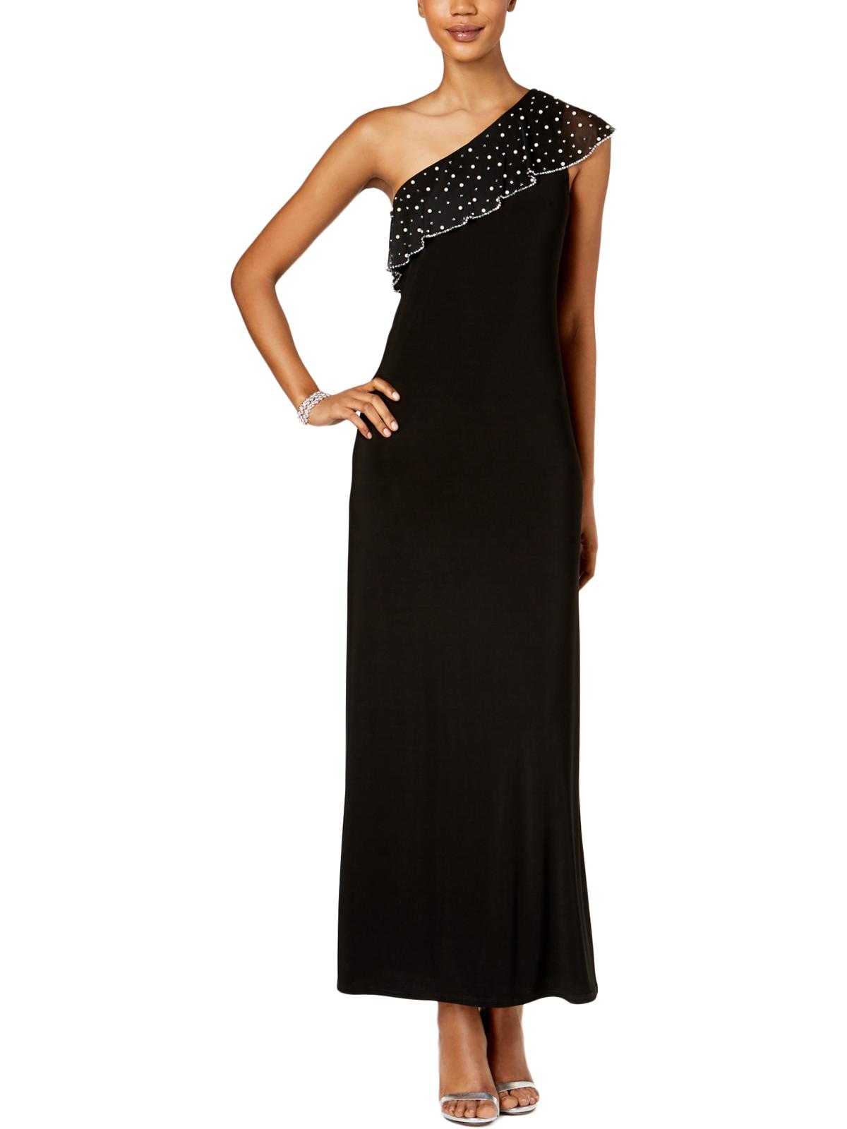 MSK Womens One-Shoulder Full-Length 