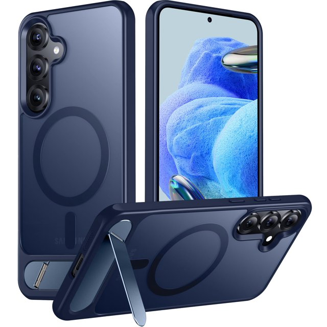 Funda magnética Temdan para Samsung Galaxy S25 Plus, color azul