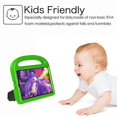 thumbnail image 3 of Pour Galaxy Tab A 8.42020 Style Moineau Étui Protectrice Plate Anti-Chute avec Support (Violet), 3 of 5