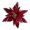 Wine Red, variant on KGJQ Artificial Flowers, Handmade Bead Cluster Christmas Poinsettia Velvet with Gold Glitter Fabric Petals, Reusable Floral Ornaments for Xmas Tree Window Display Holiday Decor