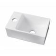 thumbnail image 1 of Esatto Ovalín Lavabo Para Baño De Cerámica Blanca OC-034 ESATTO OC-034, 1 of 2