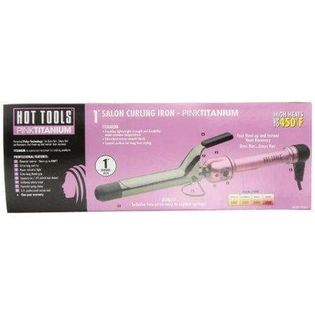 Best Hot Tools HPK44 PinkTitanium Curling Iron 1" deal