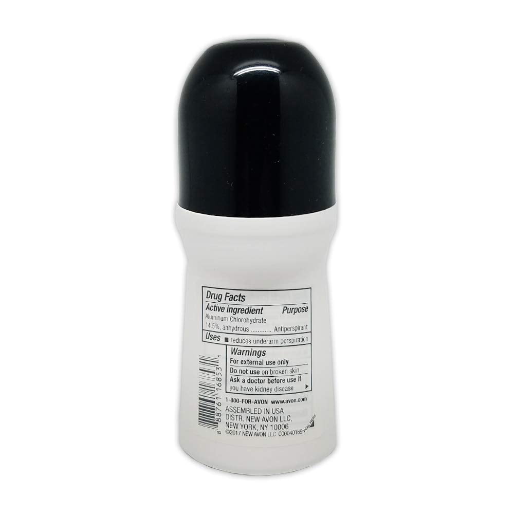 Avon - Black Suede Deodorant 2.6 oz./75ml - Antiperspirant Deodorant Anti-Whitening - Non-Staining - Quick-Drying Formula - 10 Pack