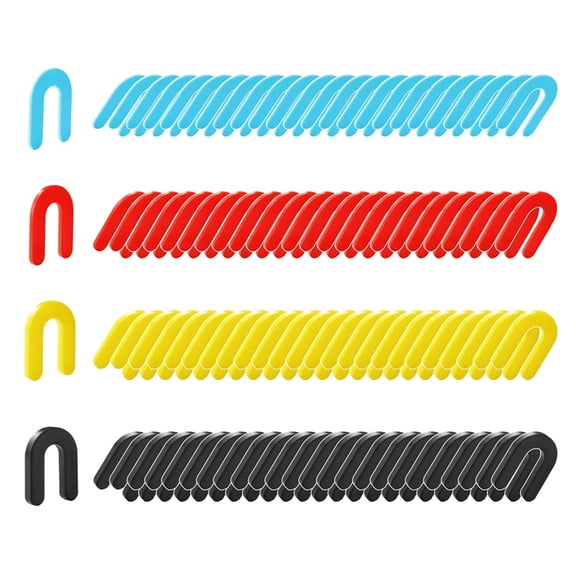 100pcs Tile Spacers, Plastic Shims for Leveling,Floors, Toilet, Indoor and Outdoor Use, 1/16, 1/8, 3/16, 1/4 Inch
