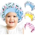 thumbnail image 1 of Gorro de ducha para niños, 3 piezas, gorro de pelo, gorro de ducha para niños, gorro de seda para niños dormidos, 1 of 4