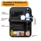 thumbnail image 4 of Organizador Para Asiento Trasero Auto Coche Mesa Bolsa 2 Pzs Modelo Negro, 4 of 4