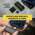 thumbnail image 4 of Scosche MCRA2-RP High Speed 2-in-1 USB-C - SD Memory Card Reader for MicroSD/SDHC/SDXC/RS-MMC Cards, 4 of 8
