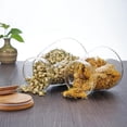 thumbnail image 4 of Bangus Stackable Kitchen Canisters Set, Clear Glass Food Storage Jars Containers with Airtight Bamboo Lid for Candy, Cookie, Rice, Sugar, Flour, Pasta, Nuts, 4 of 5