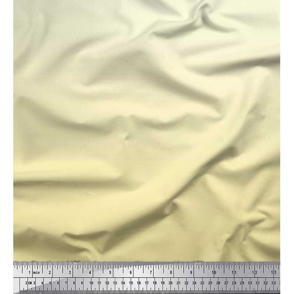 Soimoi Cotton Poplin Fabric Street Lamp & House Panel Print Fabric by the Yard 56 Inch Wide