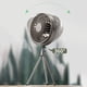 thumbnail image 5 of Linterna de cping con ventilador Multifunción Escritorio Silencioso Control remoto USB con temporizador Bombilla de luz de cping Lámpara Gris Baoblaze Lámpara de ventilador al aire libre, 5 of 8