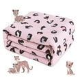 thumbnail image 5 of Sivio Calming Weighted Blanket for Kids, Machine Washable Breathable Heavy Blanket, Perfect for Bedroom Sleep, 5lbs 36" x 48", Pink Leopard, 5 of 9