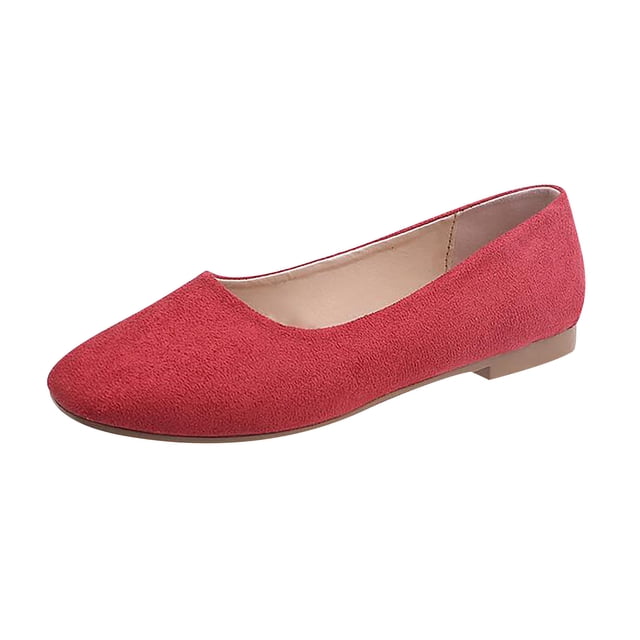 Zapatos planos con punta estrecha para mujer a la moda, cómodos zapatos informales para caminar Wmkox8yii hj789