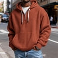 thumbnail image 2 of Men Waffle Knit Half Zip Hoodie Sevevn Long Sleeve Drawstring Hooded Sweatshirt With Front Kangaroo Pocket For Casual Daily Wear Outdoor Activities And Weekend Street Outfits, 2 of 6