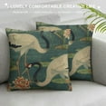 thumbnail image 3 of QZHH Pillow Case Red-Crowned Cranes Andshort Double Sided with Zipper Soft Decor Cushion Case for Couch Sofa Bed Outdoor, 3 of 5